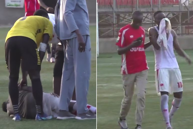 اللاعب السنغالي تعرّض لأزمة قلبية مفاجئة قبل نهاية الشوط الأول من المباراة