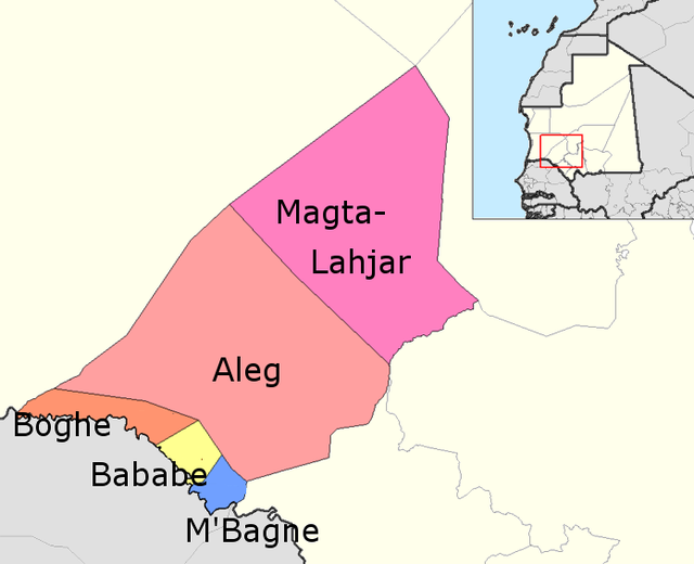 تتبع مقاطعة أمبان لولاية لبراكنه، وهي تقع على منطقة حدودية مع دولة السنغال