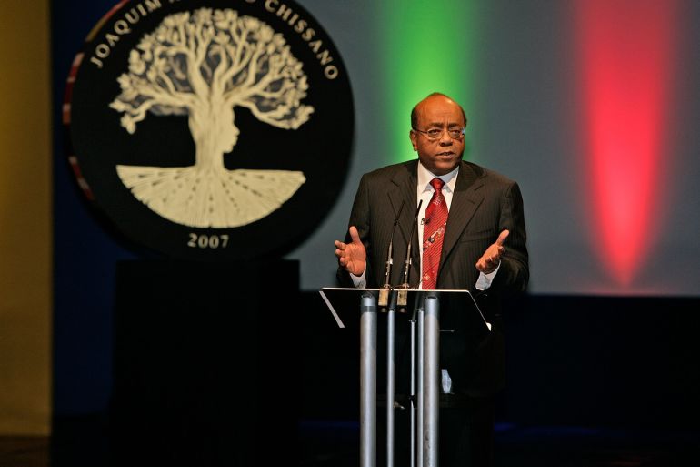 محمد إبراهيم أكاديمي وملياردير سوداني صاحب مؤسسة "مو إبراهيم العالمية"