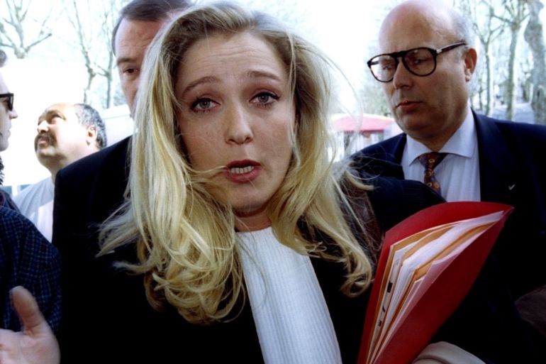 مارين لوبان في زيارة جديدة لتشاد (رويترز)